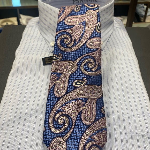 New mens tie by Josabank 100% Silk Reserve Collection Paisley - Picture 4 of 5